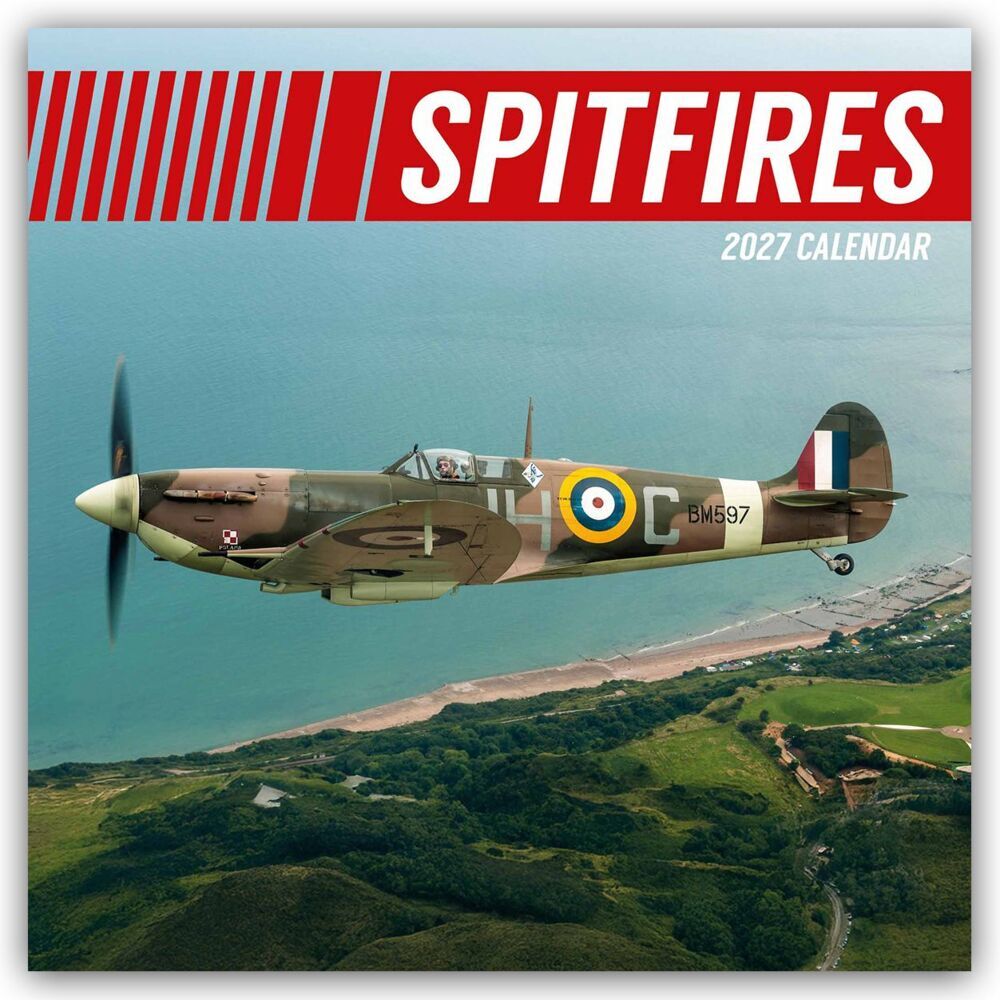 Spitfires - Spitfire 2027 - 16-Monatskalender (Gifted Stationery Co. Ltd)