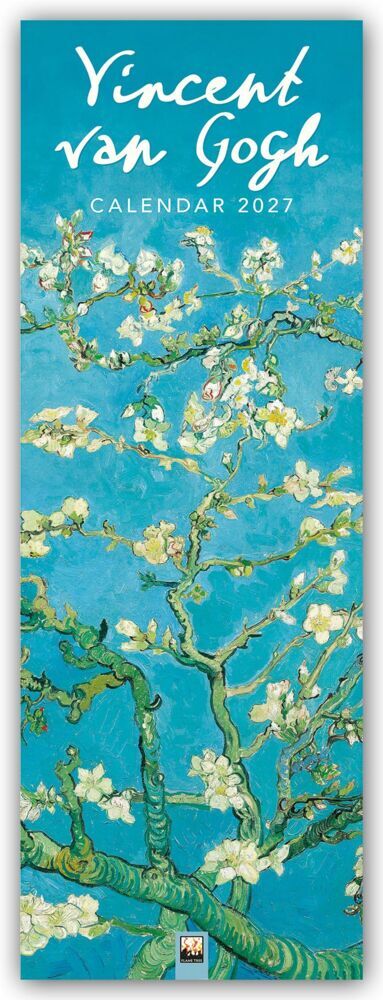 Vincent van Gogh - Slimline-Kalender 2027 - Original Flame Tree Publishing-Kalender Slimeline [Kalender] (Flame Tree Publishing)