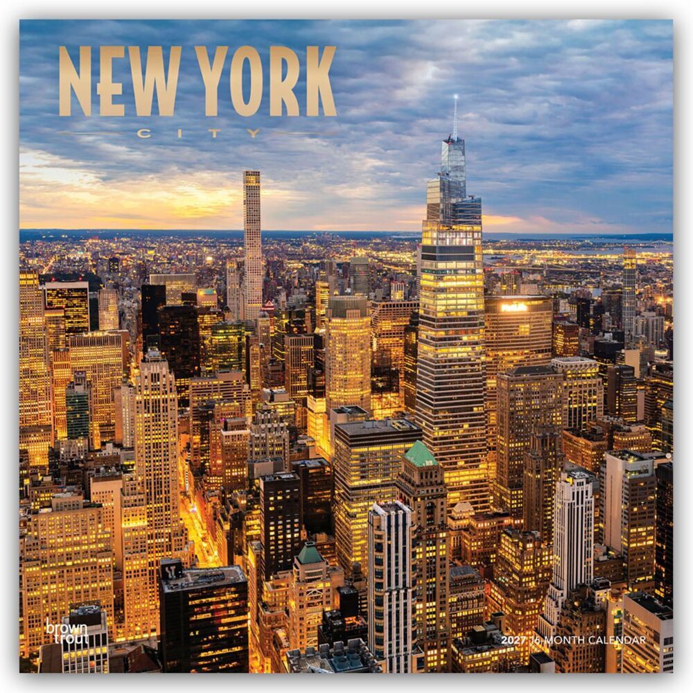 New York 2027 - 16-Monatskalender (Browntrout Publishers Inc)