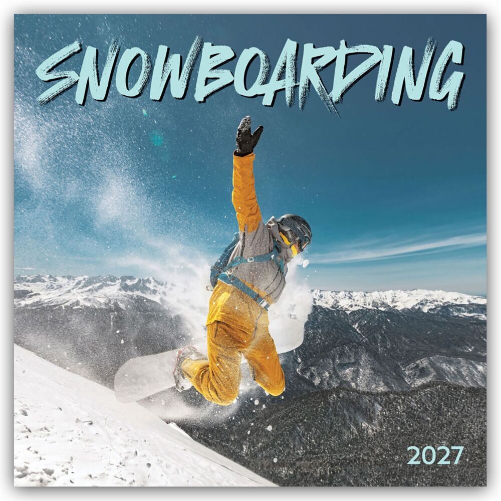 Snowboarding 2027 - 16-Monatskalender (Wyman Publishing)