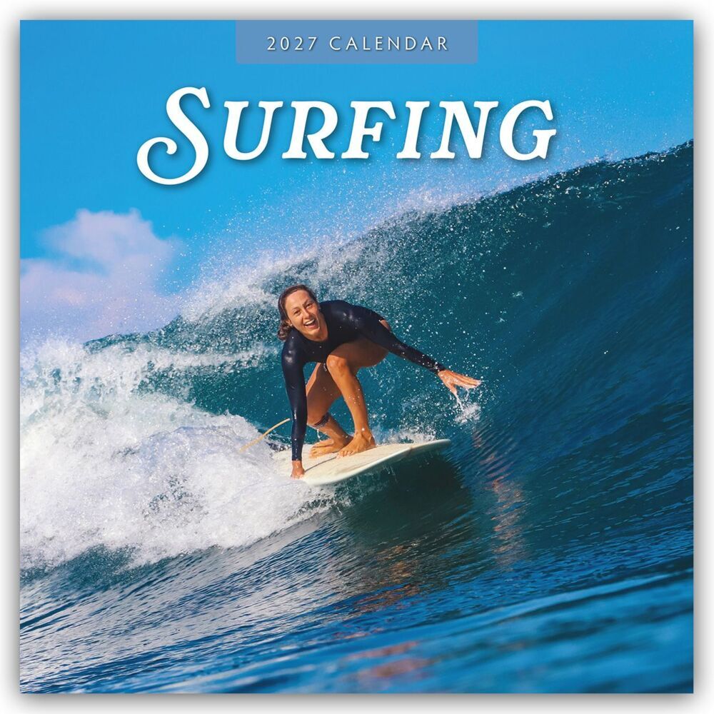 Surfing - Surfen 2027 - 16-Monatskalender (Red Robin Publishing Ltd)