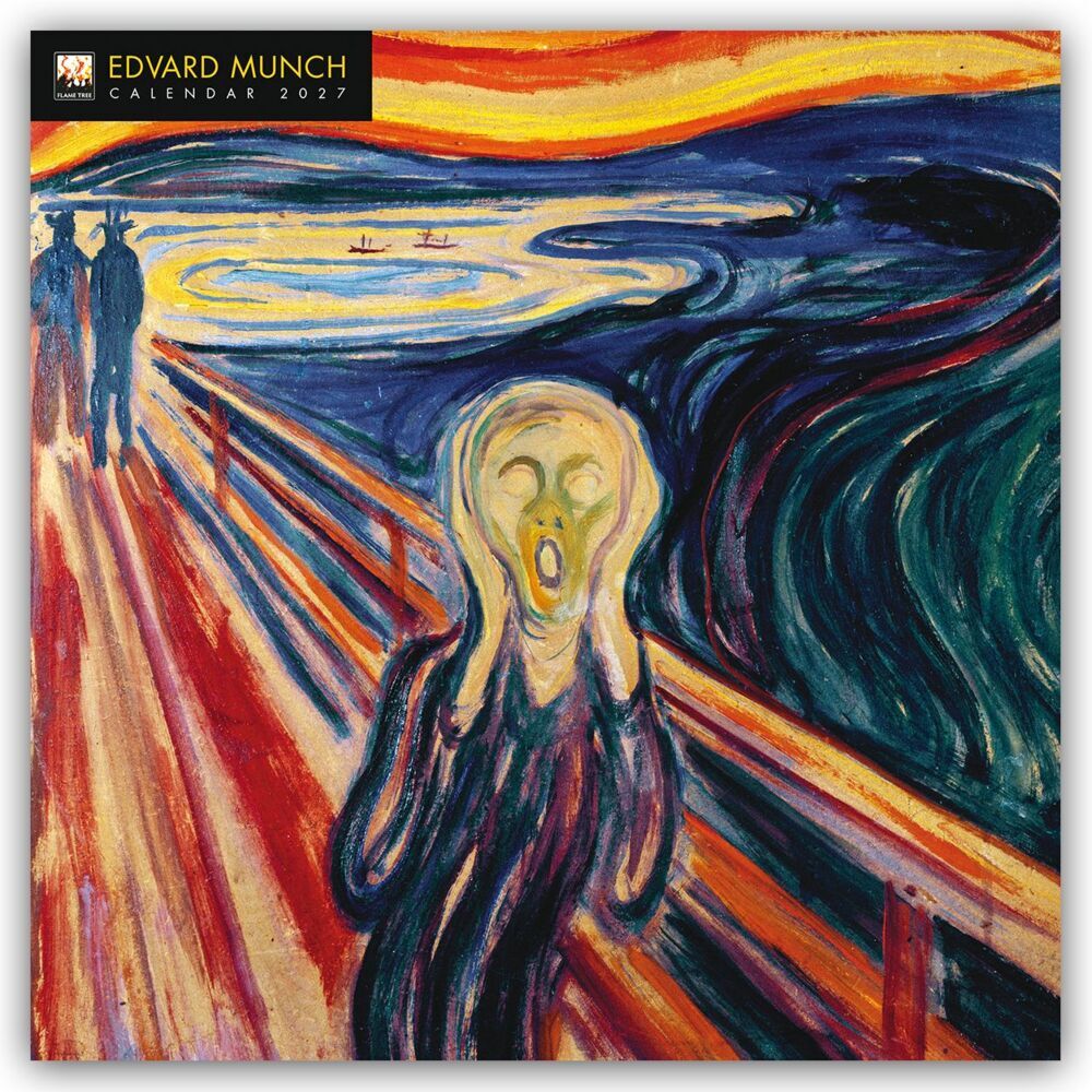 Edvard Munch 2027 - Original Flame Tree Publishing-Kalender [Kalender] (Flame Tree Publishing)