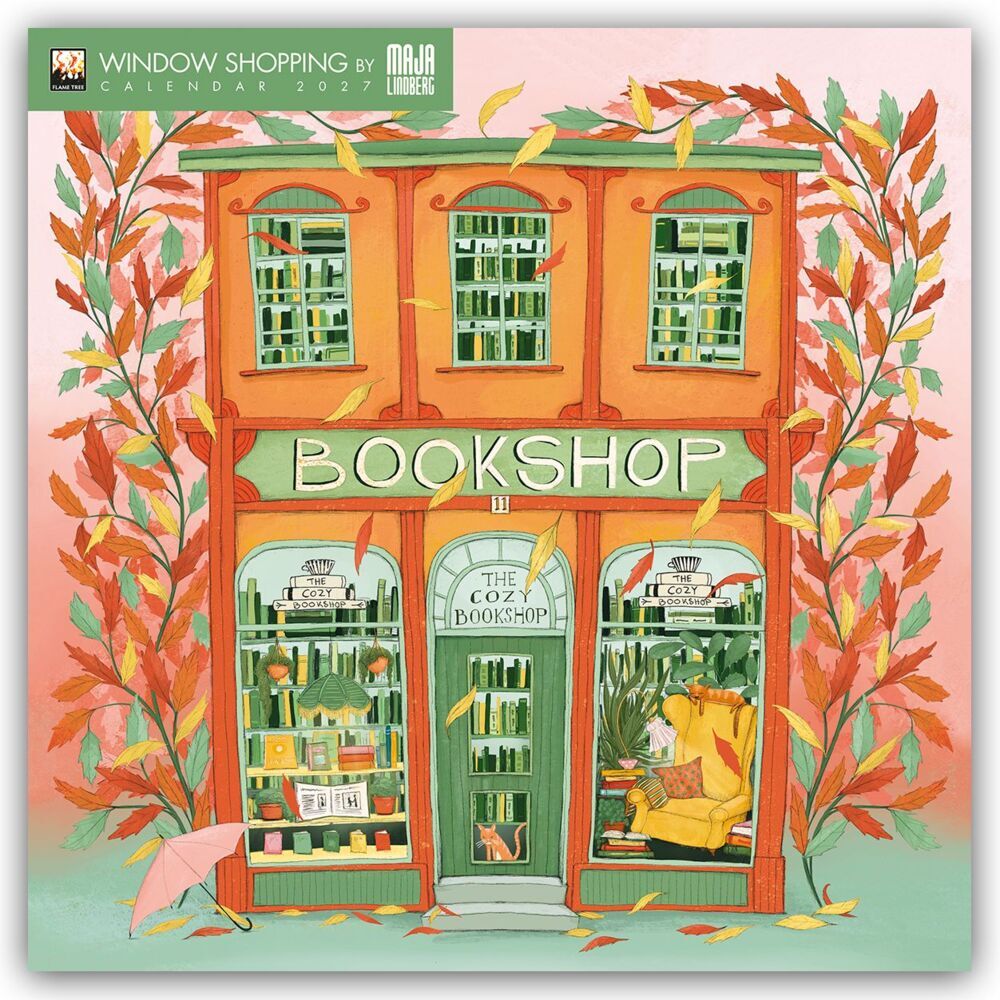 Window Shopping by Maja Lindberg - Schaufensterbummel 2027 - Kunstkalender 2027 - Original Flame Tree Publishing-Kalender [Kalender] (Flame Tree Publishing)