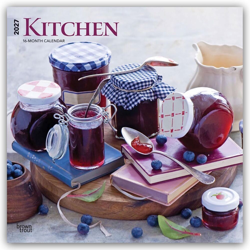 Kitchen - Küchenkalender 2027 - 16-Monatskalender (Browntrout Publishers Inc)