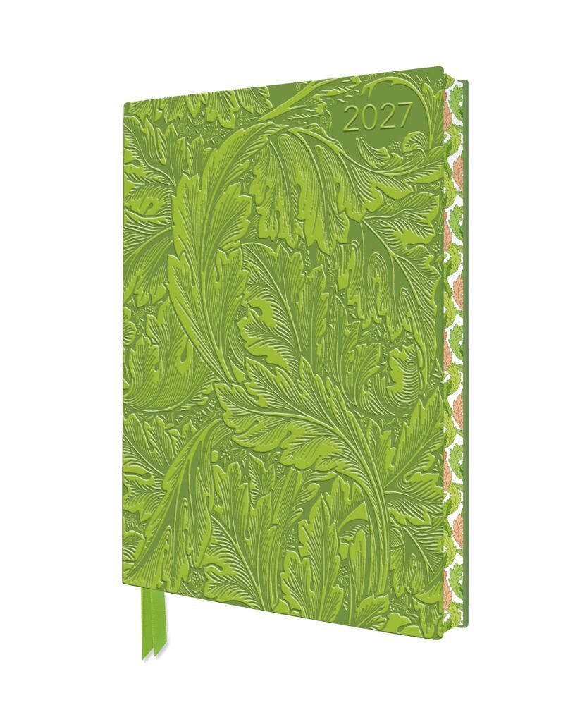 William Morris - Akanthus - Tischkalender 2027 (Flame Tree Publishing)