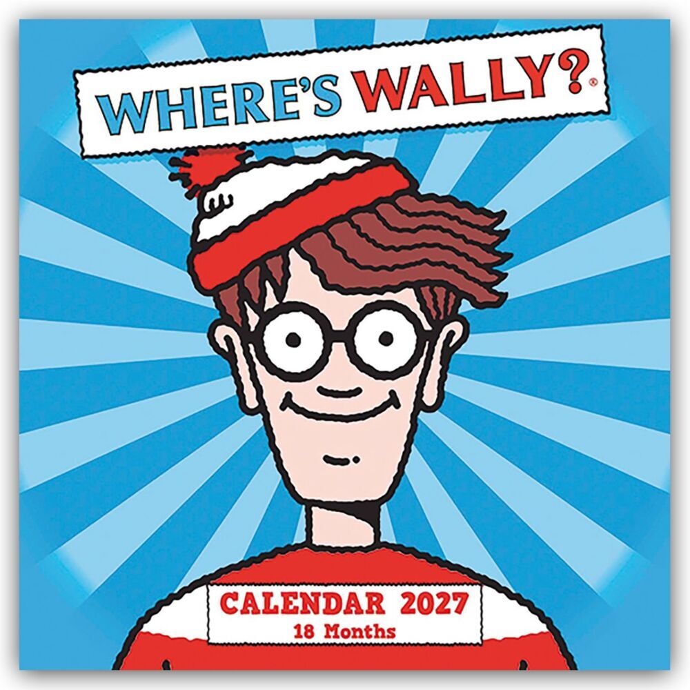Where's Wally? - Wo ist Wally 2027 - Wand-Kalender - Original Plenty Gifts-Kalender [Mehrsprachig] [Kalender]