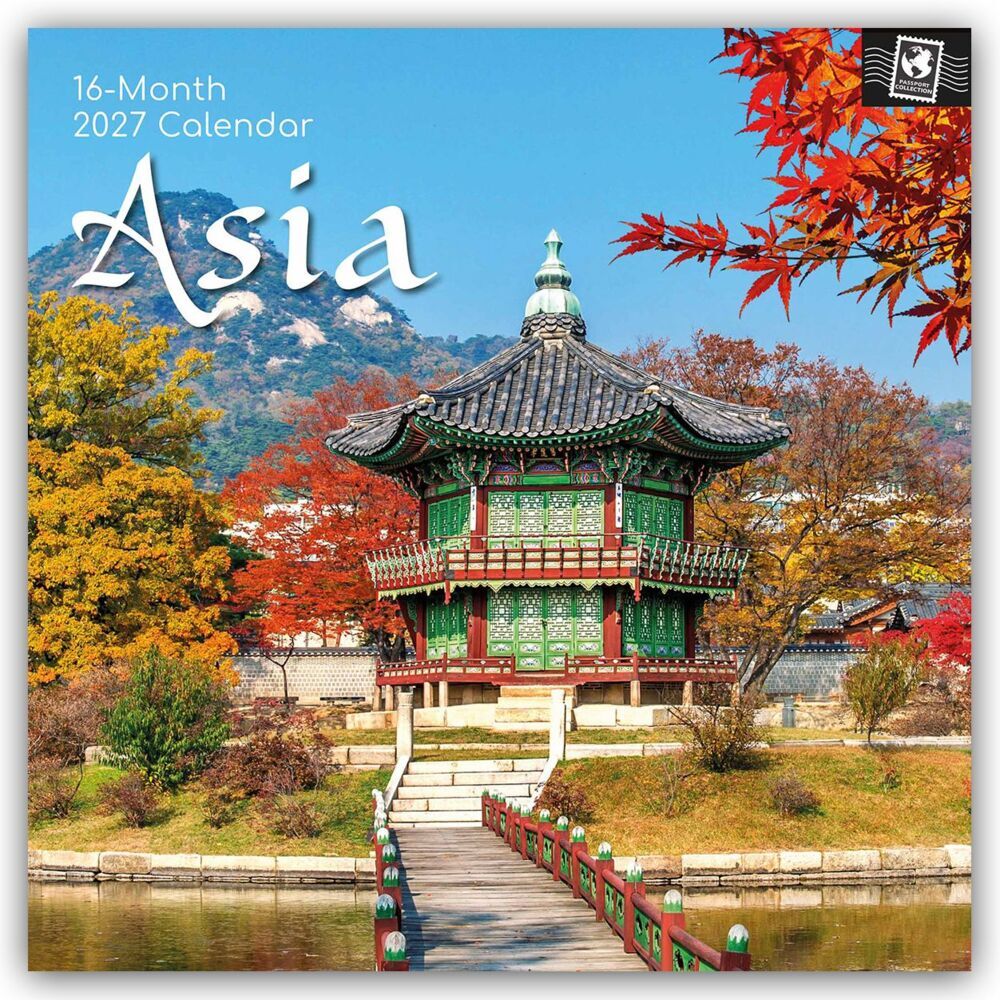 Asia - Asien 2027 - 16-Monatskalender (The Gifted Stationery Co. Ltd)