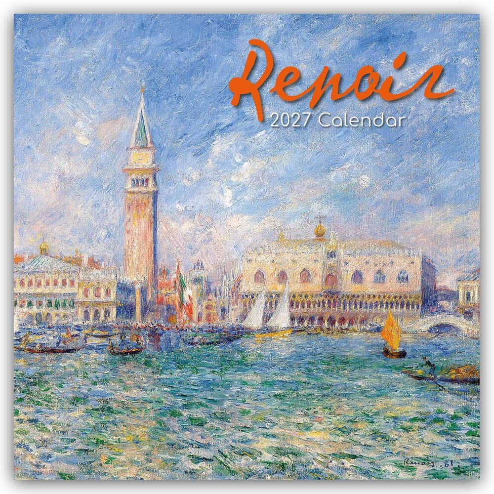 Renoir - Pierre-Auguste Renoir - Kunstkalender 2027 16-Monatskalender (The Gifted Stationery Co. Ltd)
