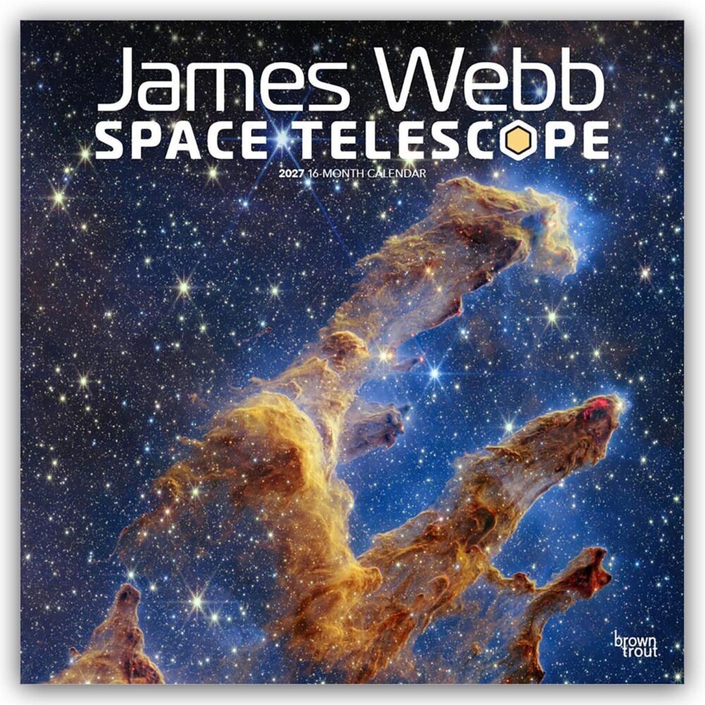 James Webb Space Telescope - James Webb Weltraumteleskop 2027 - 16-Monatskalender (Browntrout Publishers Inc)