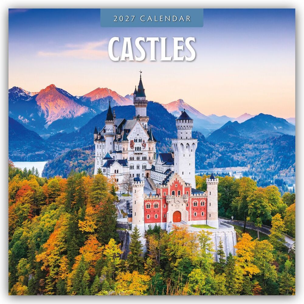 Castles - Burgen - Schlösser 2027 - 16-Monatskalender (Red Robin Publishing Ltd)