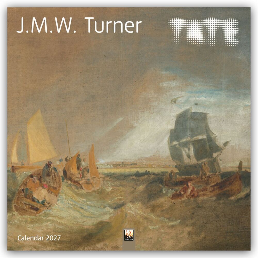 Tate: J.M.W. Turner 2027 - Original Flame Tree Publishing-Kalender [Kalender] (Flame Tree Publishing)