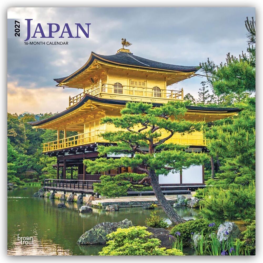 Japan 2027 - 16-Monatskalender (Browntrout Publishers Inc)