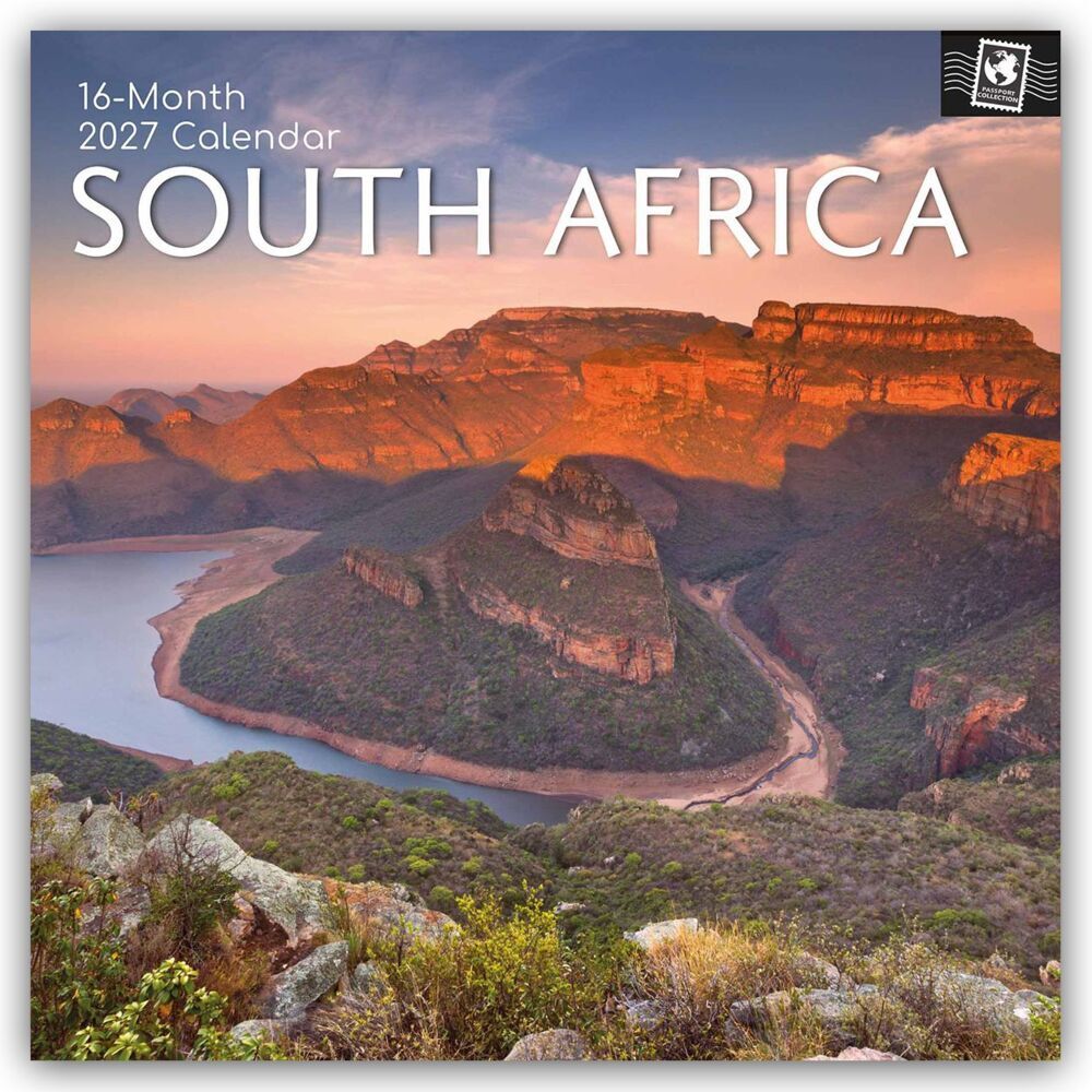 South Africa - Südafrika 2027 - 16-Monatskalender (The Gifted Stationery Co. Ltd)