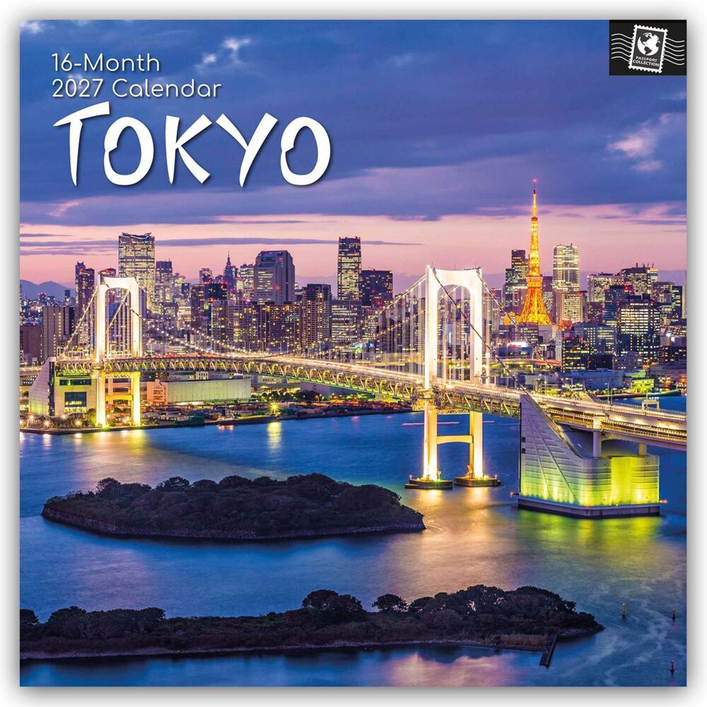 Tokyo - Tokio 2027 - 16-Monatskalender (Gifted Stationery Co. Ltd)