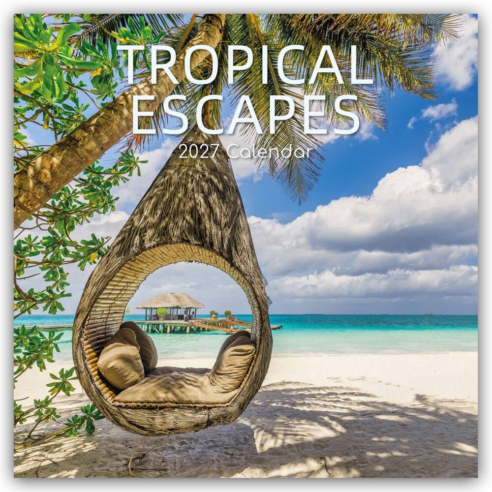 Tropical Escapes - Urlaub in den Tropen 2027 - 16-Monatskalender (Gifted Stationery Co. Ltd)