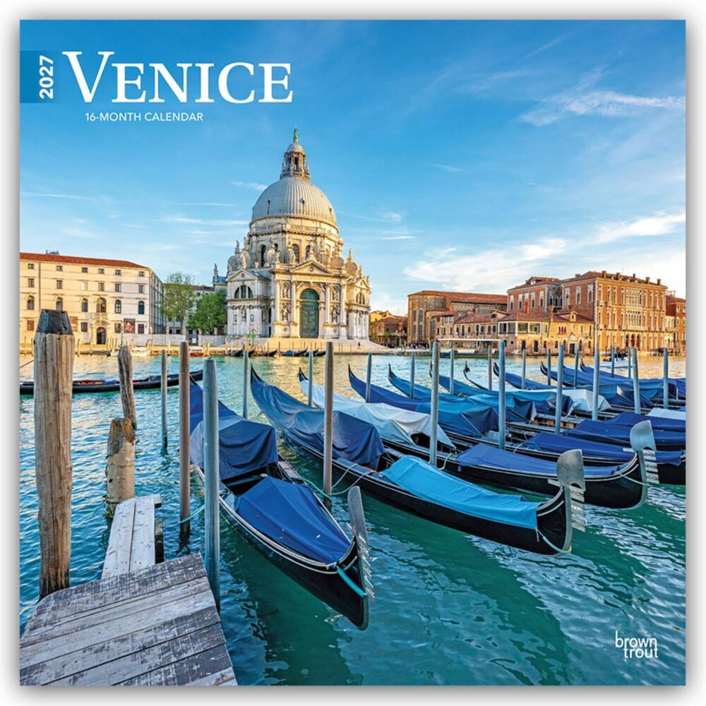 Venice - Venedig 2027 - 16-Monatskalender (Browntrout Publishers Inc)