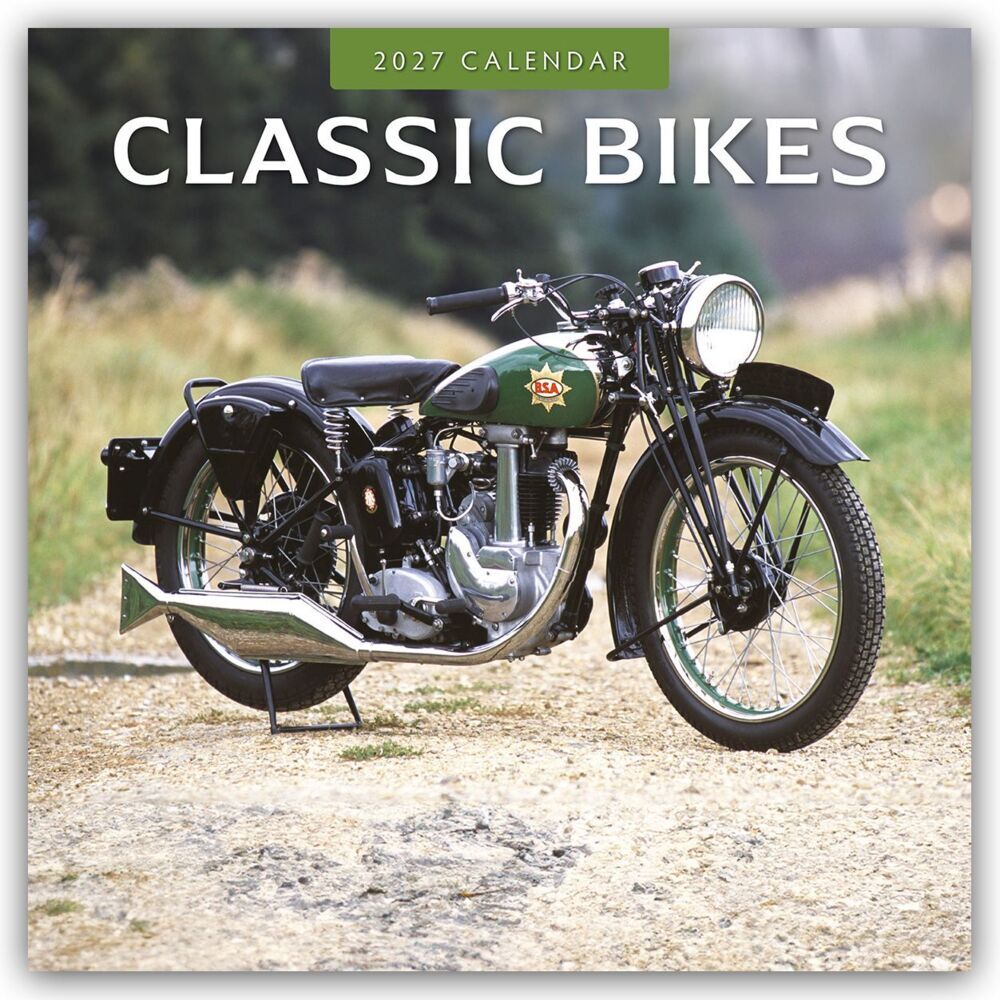 Classic Bikes - Klassische Motorräder 2027 - 16-Monatskalender (Red Robin Publishing Ltd)