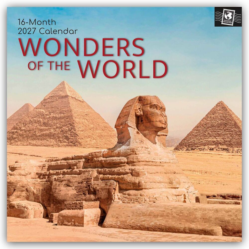 Wonders of the World - Wunder der Welt 2027 - 16-Monatskalender (Gifted Stationery Co. Ltd)