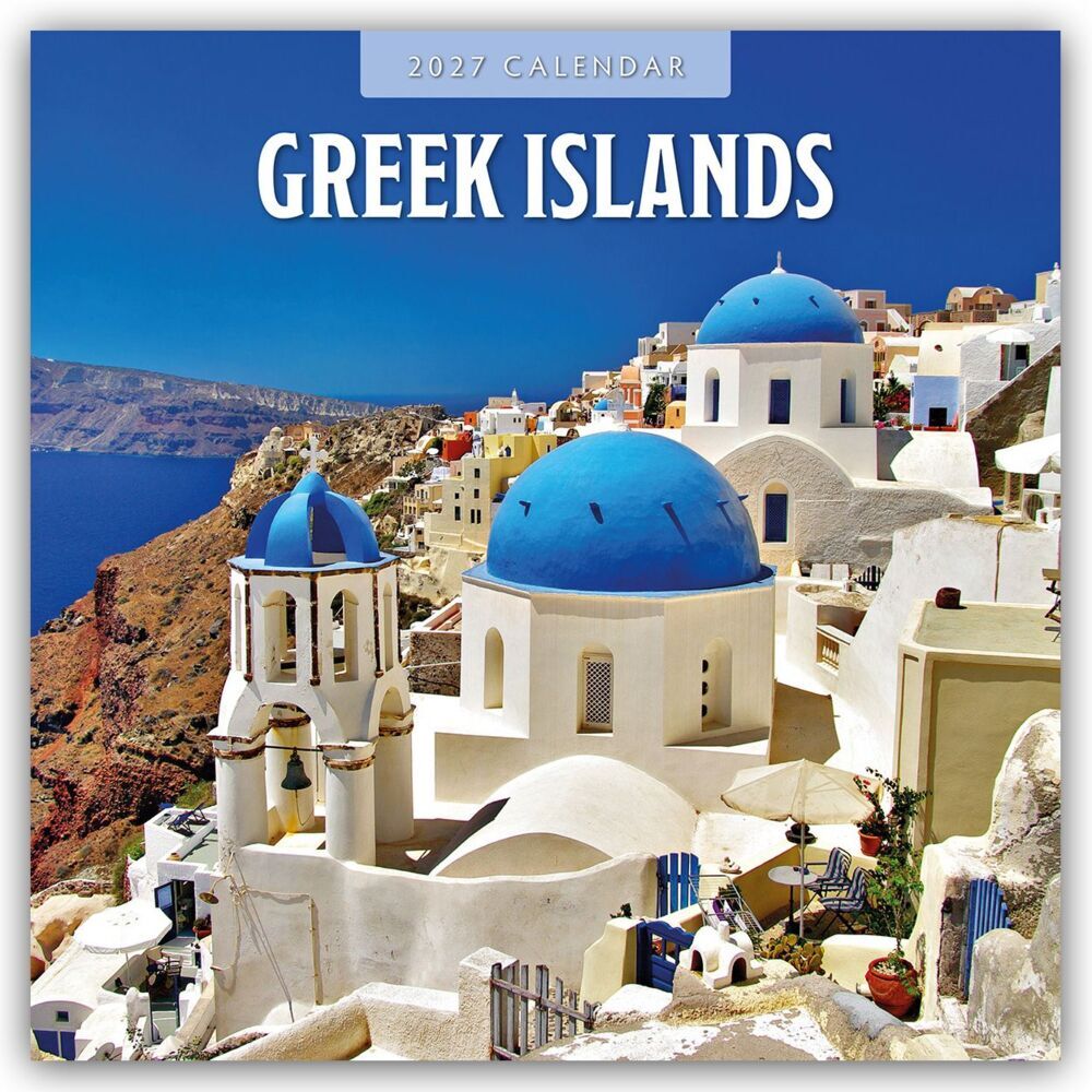 Greek Islands - Griechische Inseln 2027 - 16-Monatskalender (Red Robin Publishing Ltd)