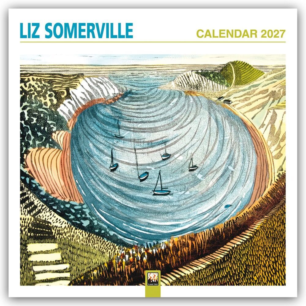 Liz Somerville Kunstkalender 2027 - Original Flame Tree Publishing-Kalender [Kalender] (Flame Tree Publishing)