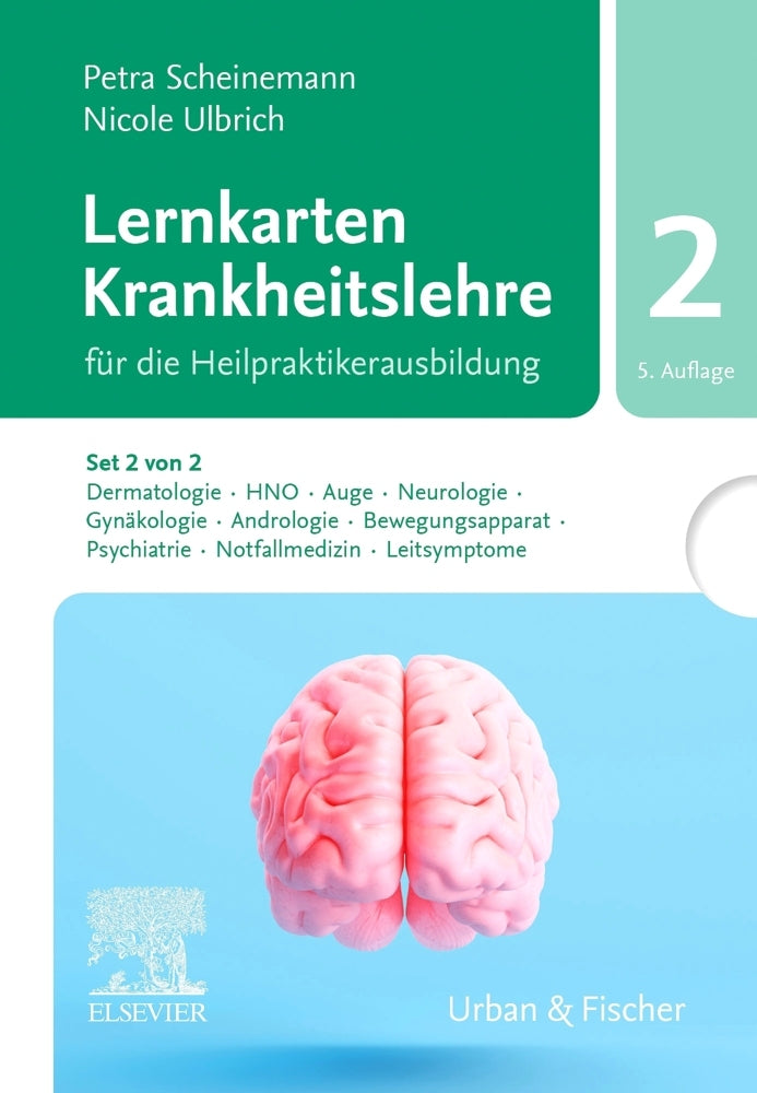 Lernkarten Krankheitslehre Set 2 für die Heilpraktikerausbildung. (Set 2 von 2, Karten H-Q) (Petra Scheinemann)
