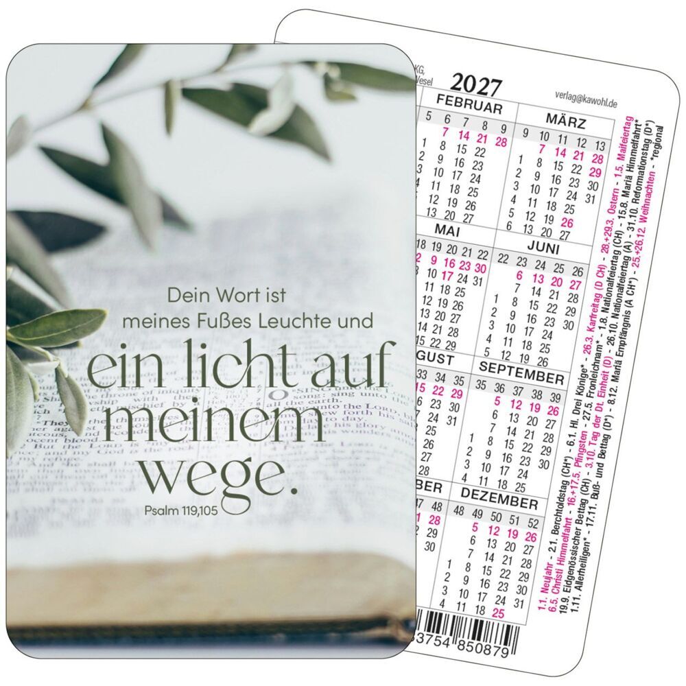 Dein Wort ist meines Fußes Leuchte 2027