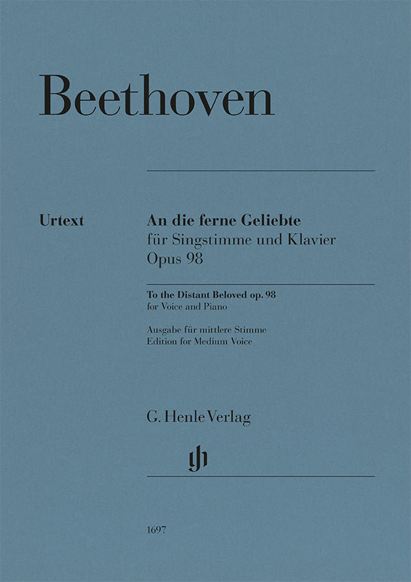 Ludwig van Beethoven - An die ferne Geliebte op. 98 für Singstimme und Klavier