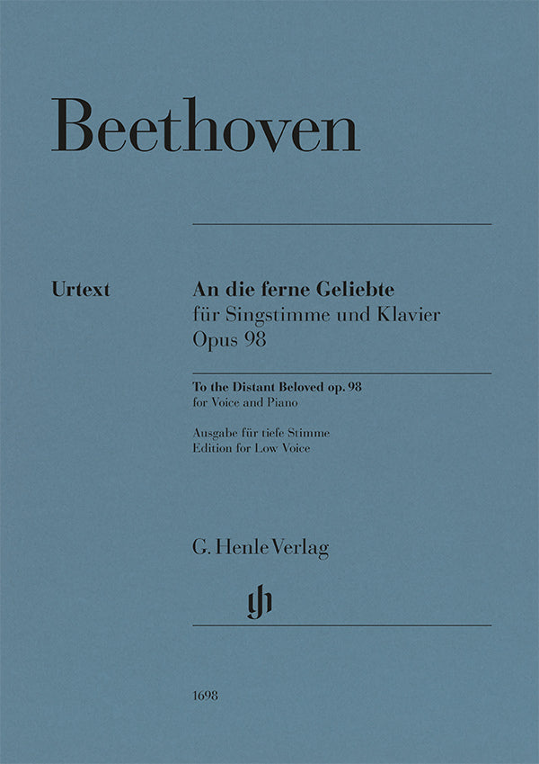 Ludwig van Beethoven - An die ferne Geliebte op. 98 für Singstimme und Klavier