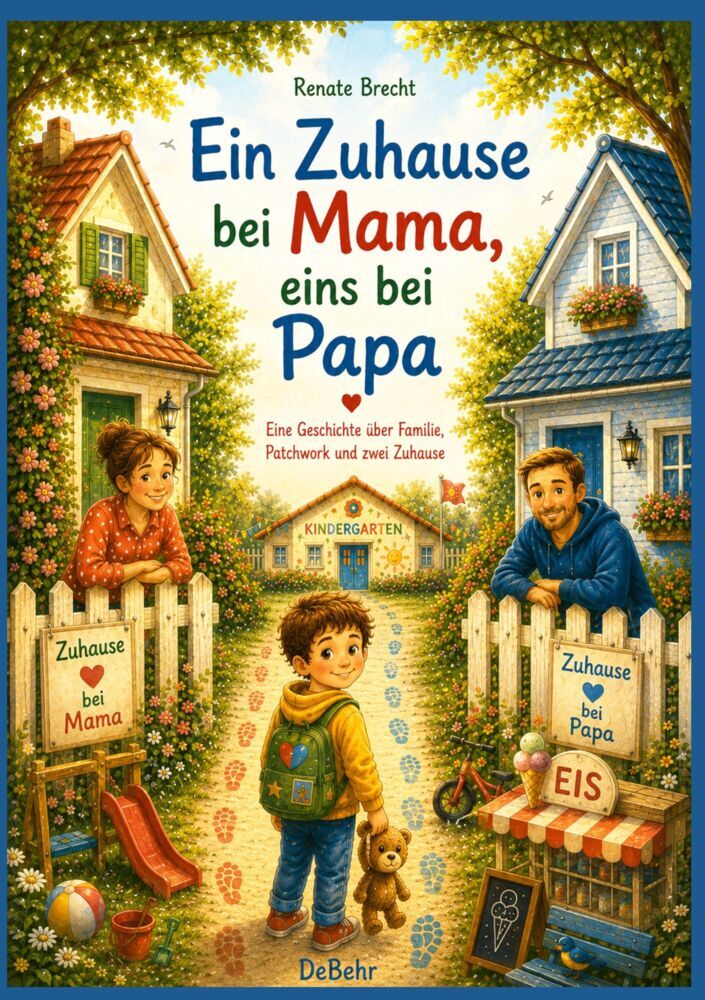 Ein Zuhause bei Mama, eins bei Papa - Eine Geschichte über Familie, Patchwork und zwei Zuhause (Renate Brecht)
