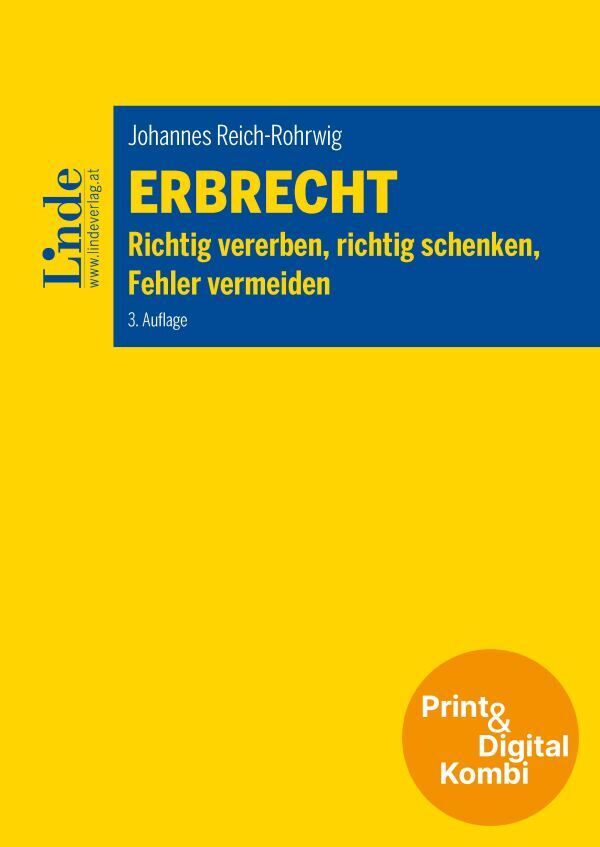 Erbrecht (Kombi Print&digital) (Johannes Reich-Rohrwig)