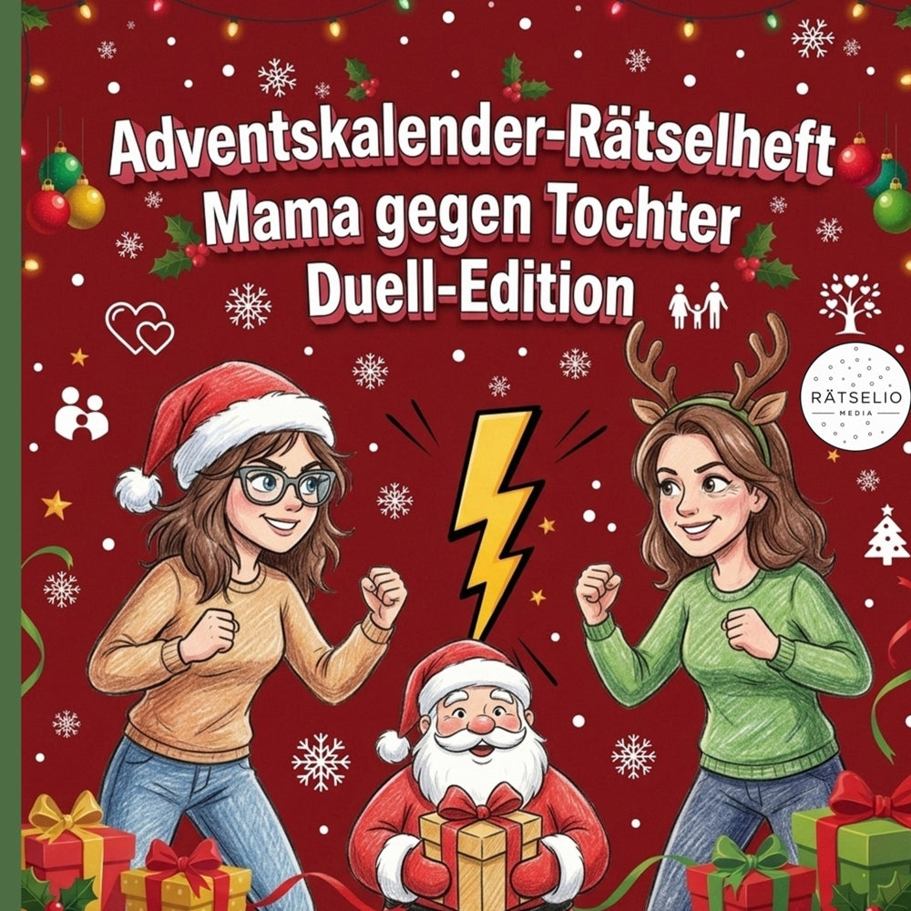 Adventskalender-Rätselheft: Mama gegen Tochter Duell-Edition (Rätselio Media)