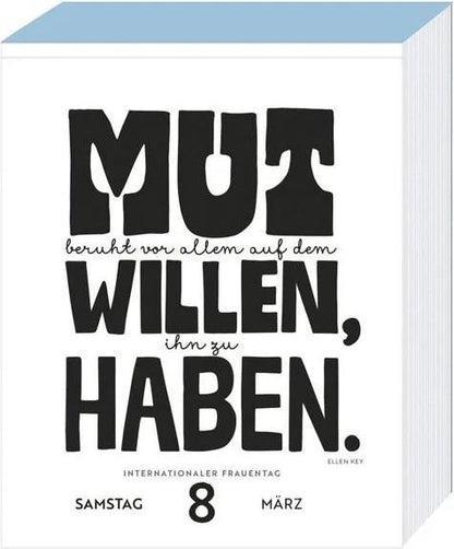 Geniessen Abreisskalender 2025