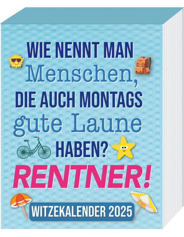 Rentnerwitze Abreisskalalender 2025