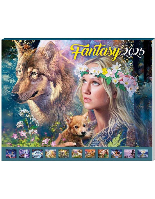 Fantasy Kalenderpaket 2025, 9-teilig