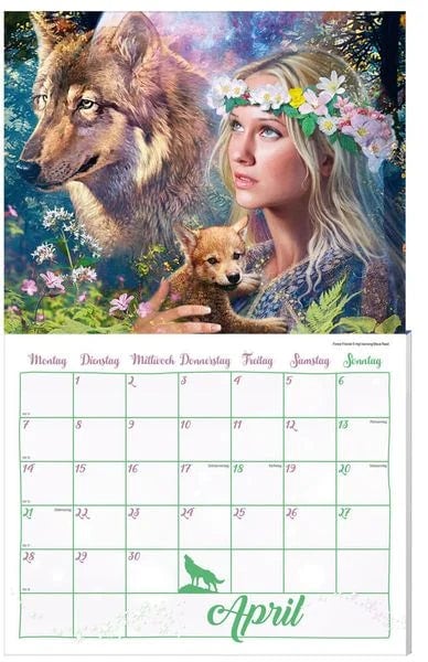 Fantasy Kalenderpaket 2025, 9-teilig