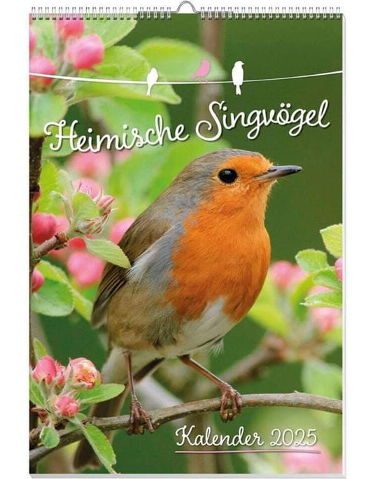Heimische Singvögel Posterkalender 2025