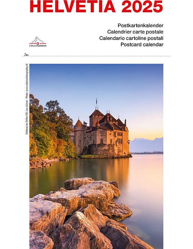 Helvetia Postkartenkalender 2025