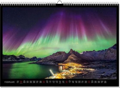 Polarlichter Premiumkalender 2025