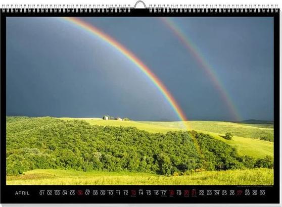 Regenbogen Premiumkalender 2025