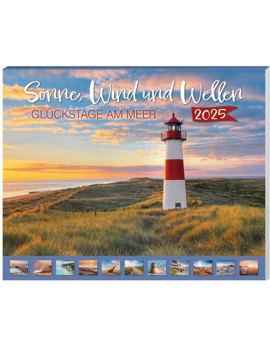 Sonne, Wind und Wellen Kalenderpaket 2025, 9-teilig