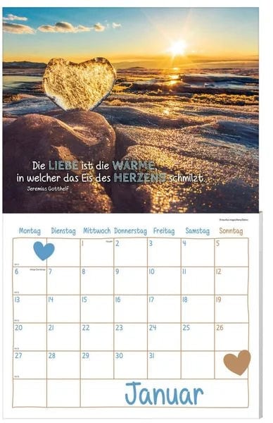 Liebe den Tag Kalenderpaket 2025, 9-teilig