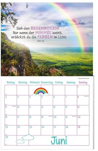 Liebe den Tag Kalenderpaket 2025, 9-teilig