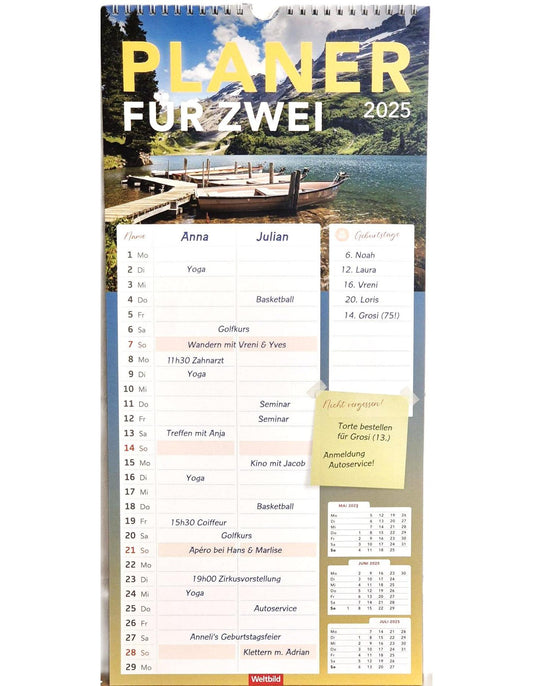Planer für Zwei 2025