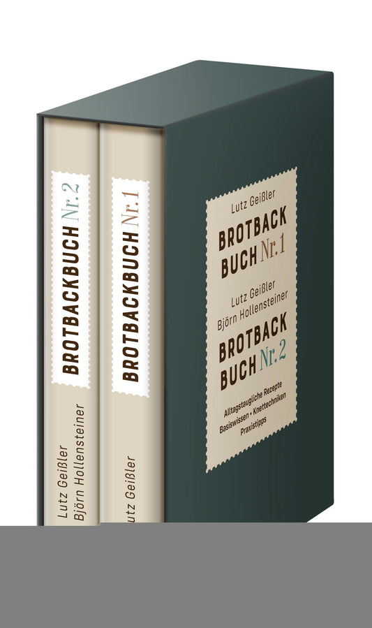 Brotbackbuch 1 und 2 im Schuber