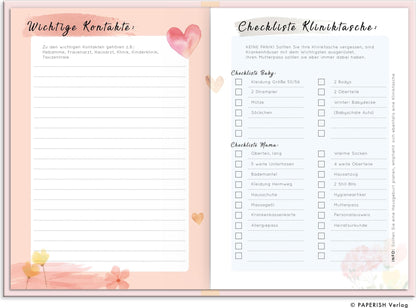 My Baby - Tagebuch für die Schwangerschaft