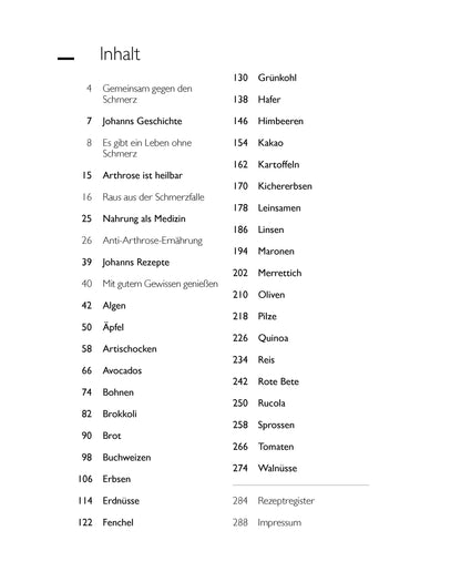 Essen gegen Arthrose Neuausgabe
