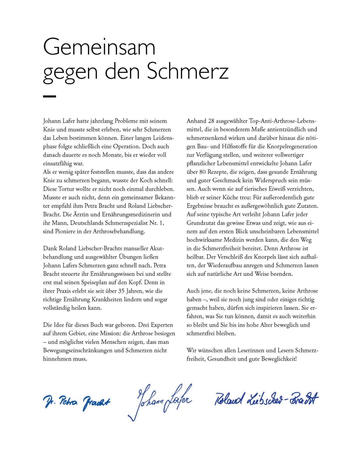 Essen gegen Arthrose Neuausgabe