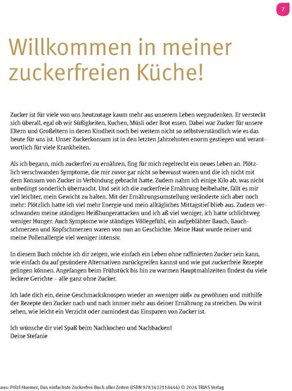 Das einfachste Zuckerfrei-Buch aller Zeiten