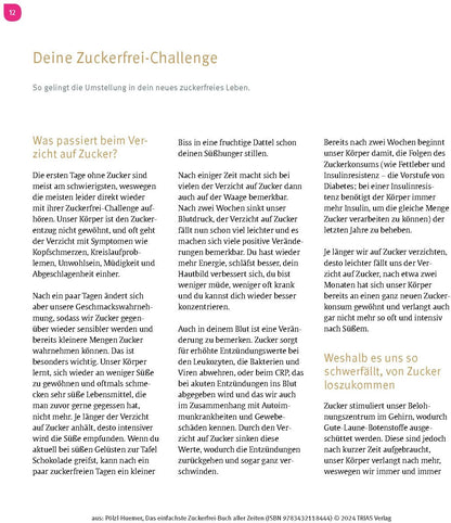 Das einfachste Zuckerfrei-Buch aller Zeiten
