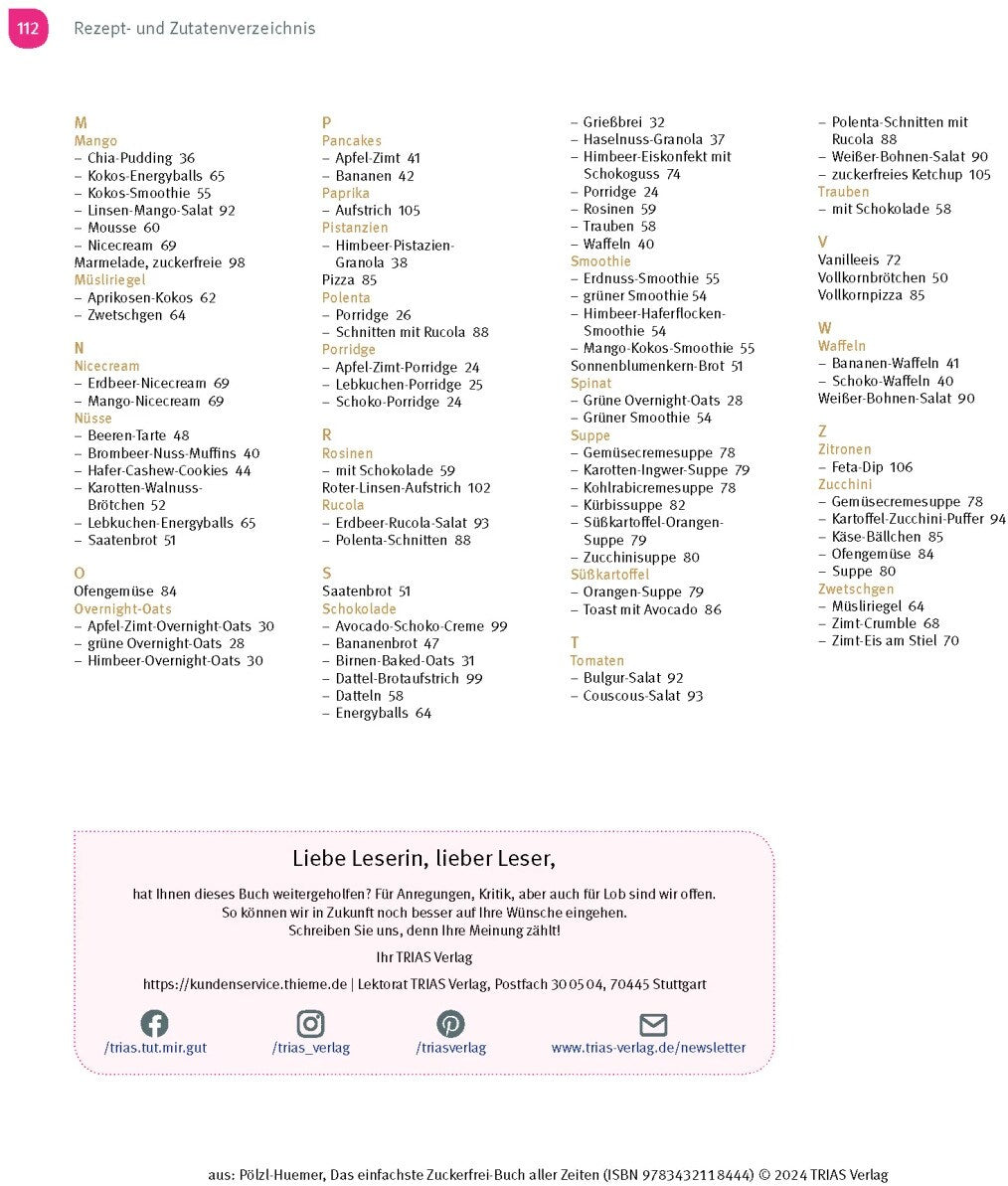 Das einfachste Zuckerfrei-Buch aller Zeiten